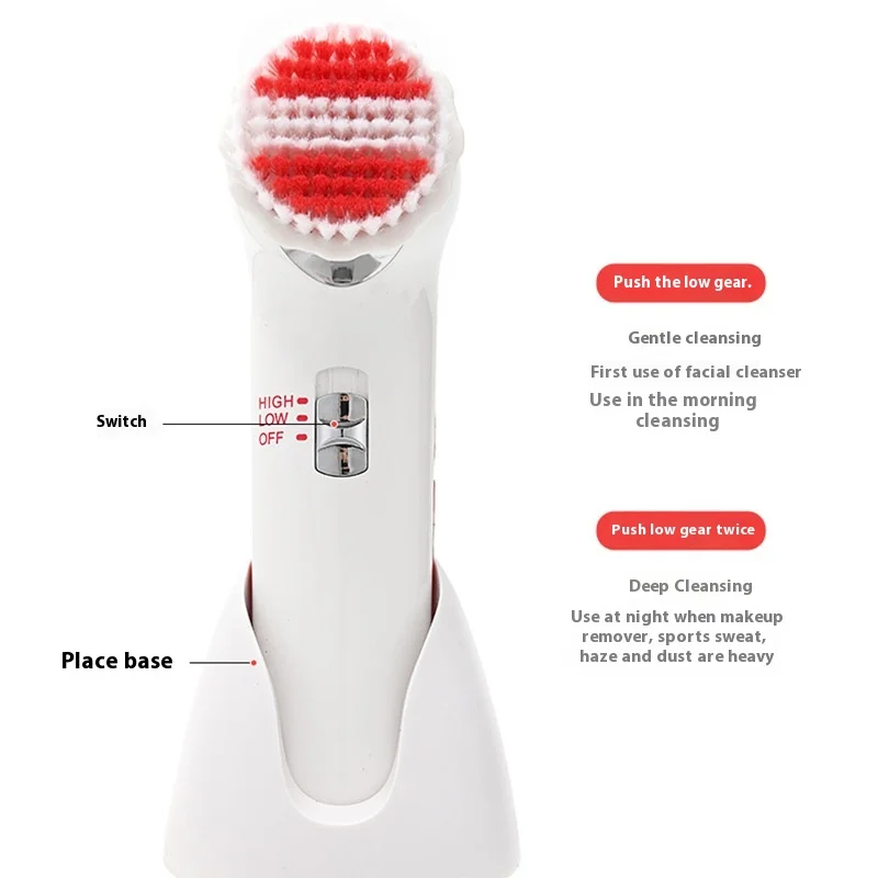 น้ํายาทําความสะอาดผิวหน้าไฟฟ้า Five-In-One ในครัวเรือนใหม่สําหรับกล้ามเนื้อบอบบาง สิ่งประดิษฐ์บนใบหน้ายอดนิยม