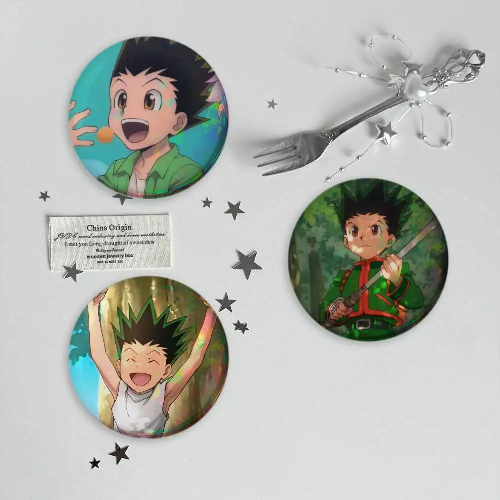 Hunter x Hunter Gon Freecss Brooches Cartoon Badge Pins Backpack Hat Accessories Friend Gift