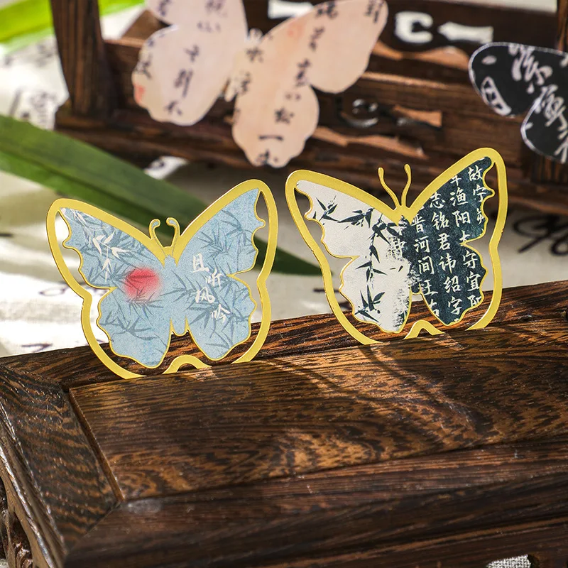 1pc Creative Butterfly Metal Bookmark for Pages Books Readers Children Collection
