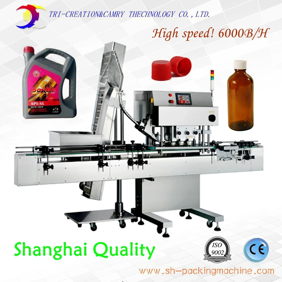 automatic capping machine,with elevator high speed,capping machine bottle capper,cap capper,CE