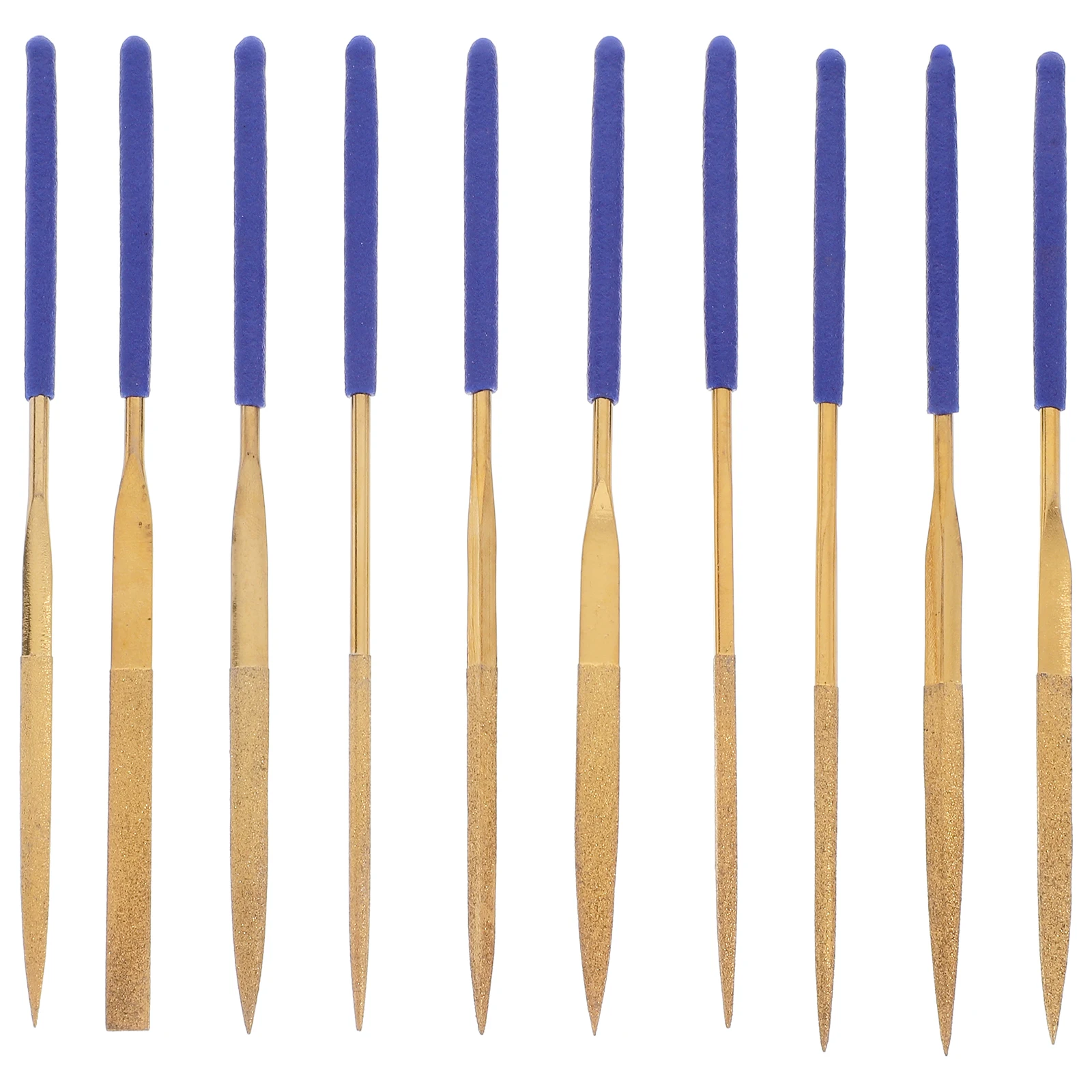 

10 Pcs File Set Durable Plastic Needle Files H Tools Crafting Jewelers Sharpening File Tool Practical