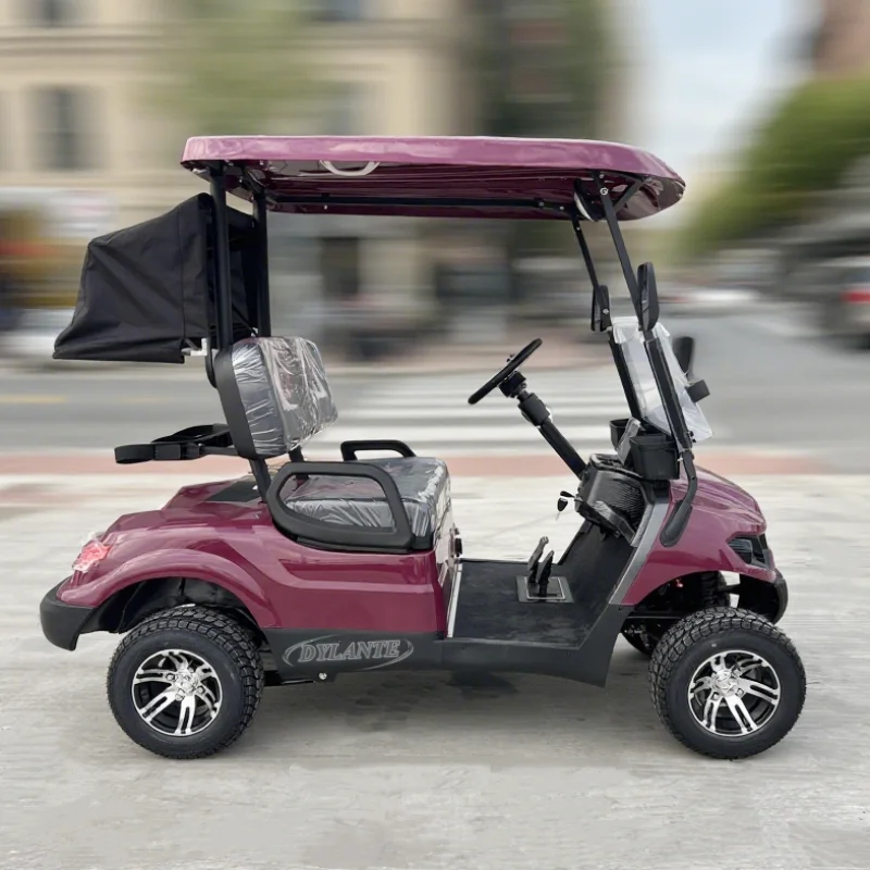 New Mini Electric Golf Cart 2/4/6 Seats 3500W/4000W/500W Motor Color Tire And Model Can Be Customized For Golf Course