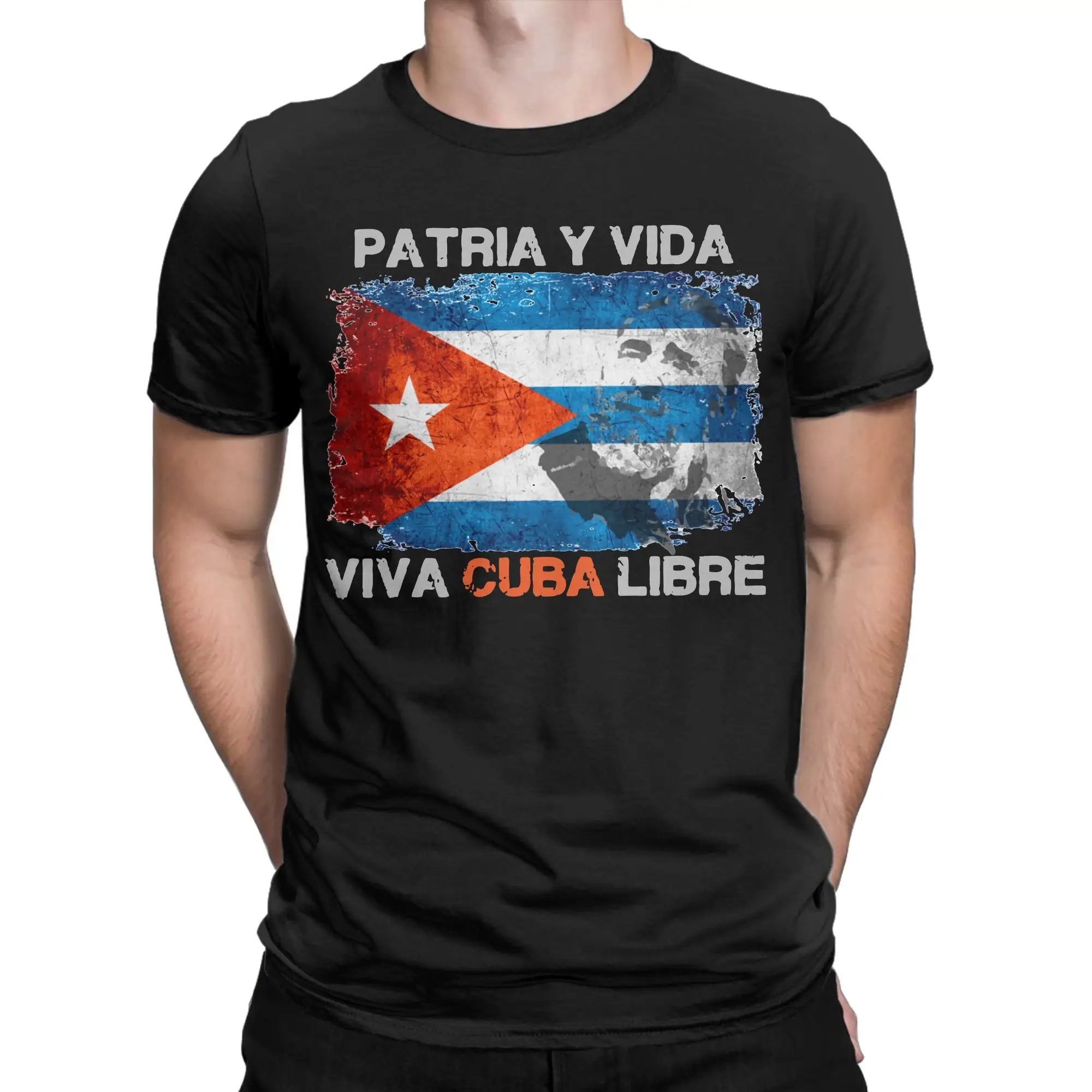 Patria Y Vida Cuba T Shirts Men Women's Cotton Funny T-Shirt O Neck Viva CuBa Libre Tee Shirt Short Sleeve Tops New Arrival