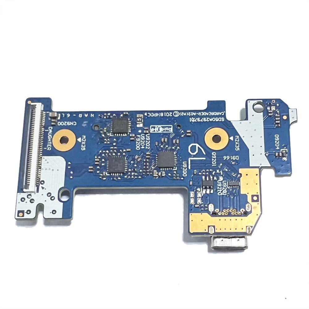 For HP PAVILION 14-CF 14-DF 14-DK 14S-CF 14S-CR 14-CR 14-DP TPN-I130 Type-C Power Switch ON-FF button Board Wireless