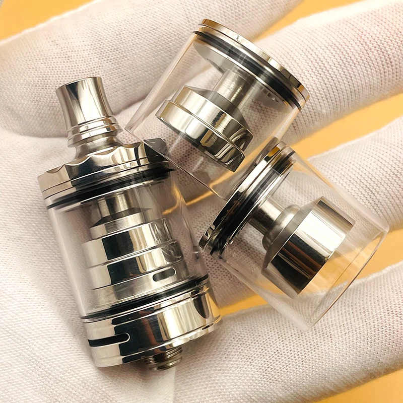 DSX Diplomat Top Fill Short Tank Ersatz 3-teiliges Kammern-Set für Diplomat RDL RTA Zerstäuber mit Top Fill Short Tank Glas