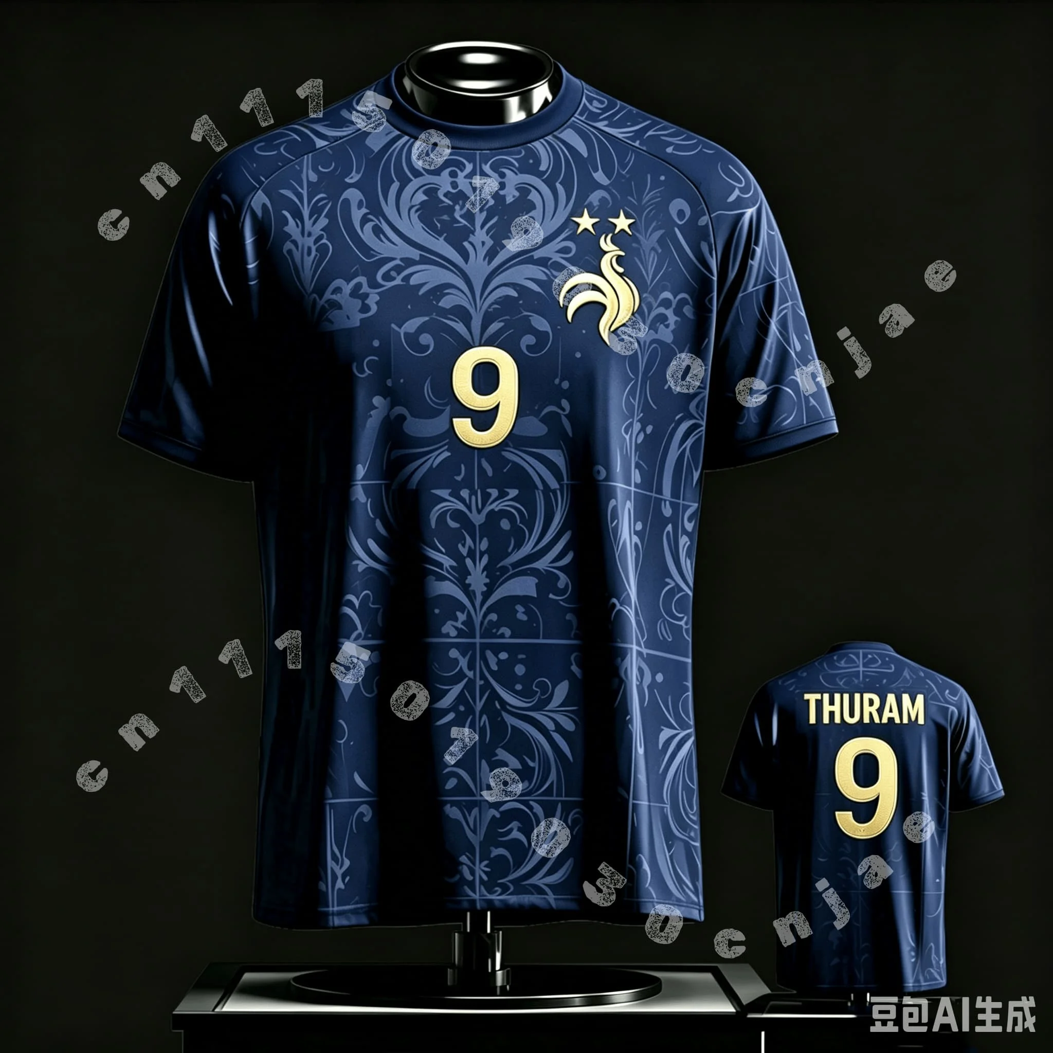 2026 Frankreich Fan-Edition Trikot_T-Shirt_ Mbappé # 10, Dembélé # 7 — Sport-T-Shirt für Kinder, Erwachsene, Männer, Frauen, Sport- und Freizeitoberteile – Detail 6