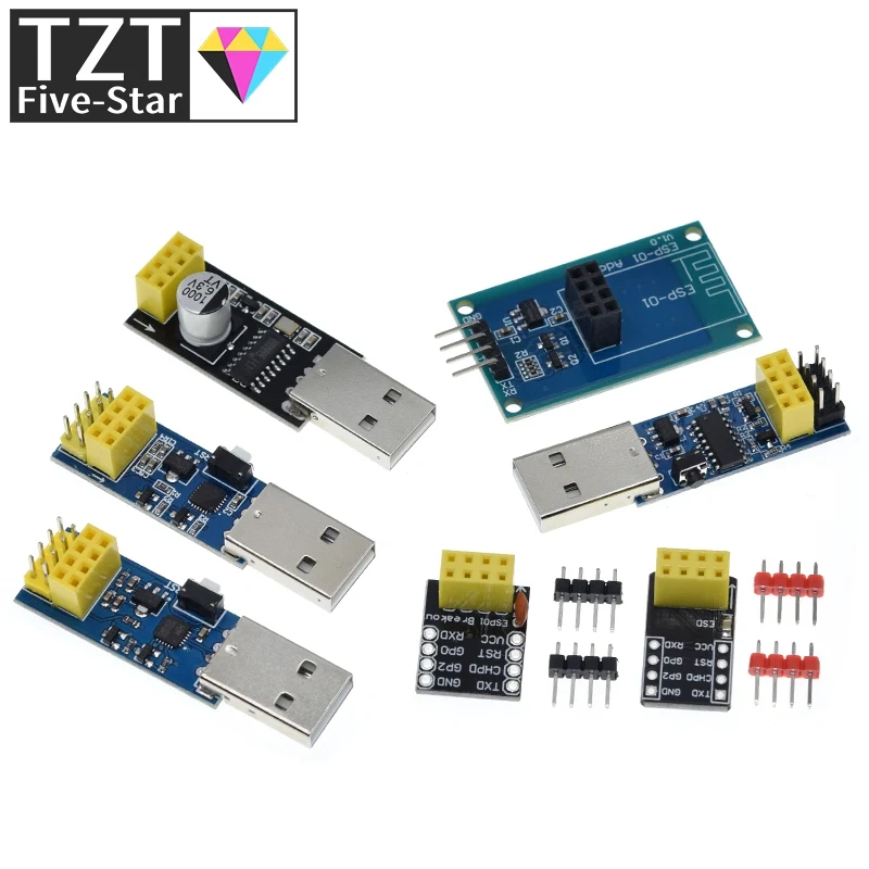 CH340G CP2104 USB к ESP8266 ESP-01 ESP-01S Модуль программатора Адаптер загрузки Отладка Link Kit для Arduino LINK v1.0 CH9102F
