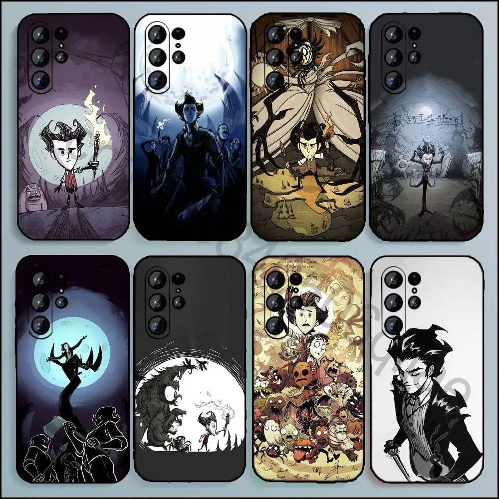 D-Don't starve  Phone Case For Samsung Galaxy A13,21s,22,31,32,52,53,71,80,A91 Soft Black Shell