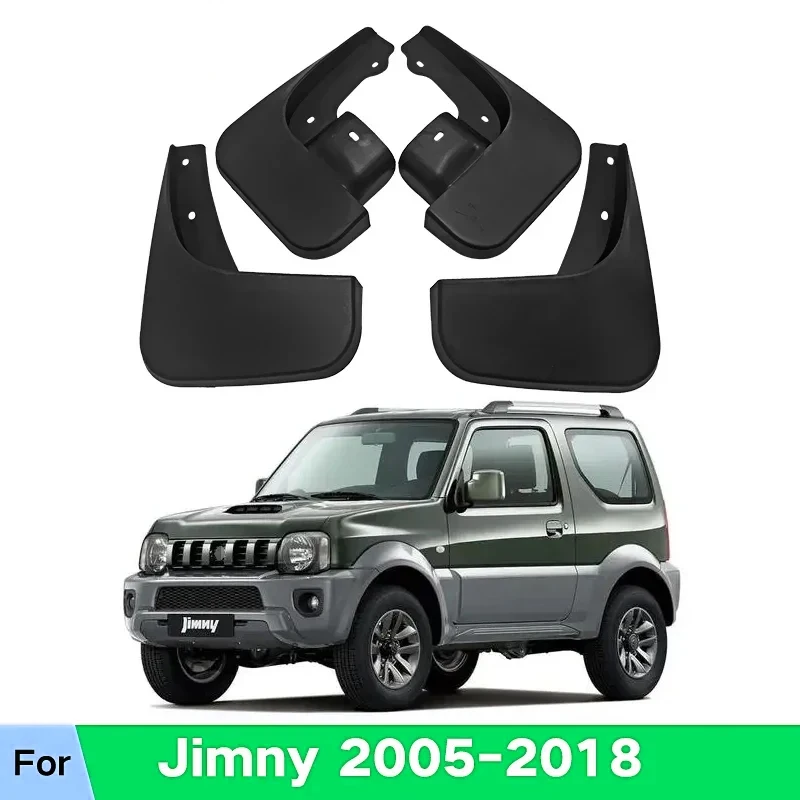 Mud Flaps For Jimny Suzuki 2005-2018 Splash Guards Fender MudFlaps Front Rear Mudguards Car Accessories