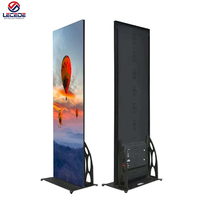 indoor outdoor publish smart digital menu board display screen pantalla led floor standing digital signage poster display