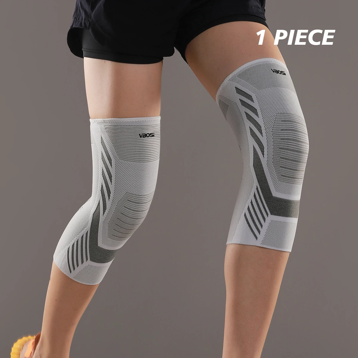 VBOSI 1 Piece Sports Anti Slip Knee Sleeve – Breathable & Supportive for Men Women (Only 1 Piece)