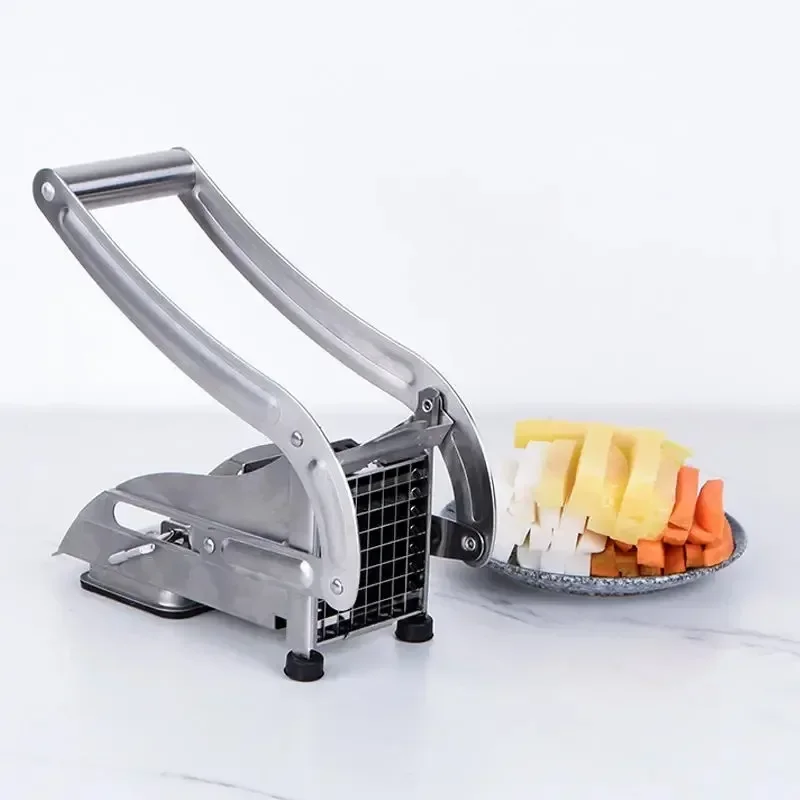 Stainless Steel Manual Potato Cutter French Fries Slicer Potato Chips Maker Meat Chopper Dicer Cutting Machine Tools for Kitchen