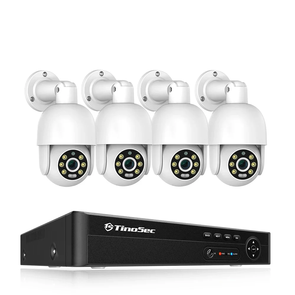 

Система видеонаблюдения 4 Мп с отслеживанием движения человека, полноцветным ночным видением и ИИ-защитой