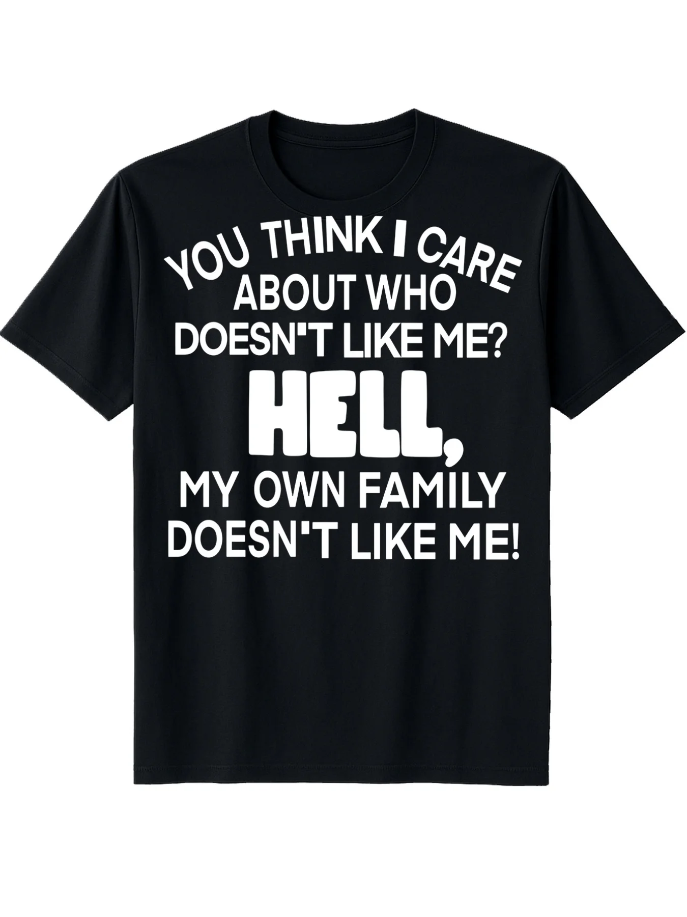 Men's Oversized T-Shirt with Bold Slogan: 