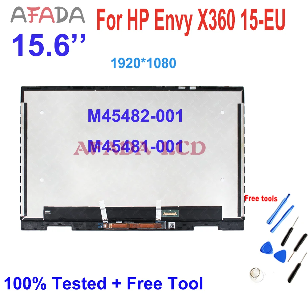 15.6 B156HAN02.5 For HP ENVY x360 15-EU 15-eu0097nr 15z-eu000 LCD Display Touch screen Digitizer Assembly Replacement