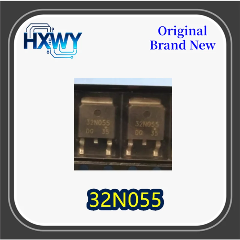 

(5/50 pieces) 32N055 TO-252 Car Computer Board Vulnerable Chip Brand New In Stock Direct Order Available Fast Shipping