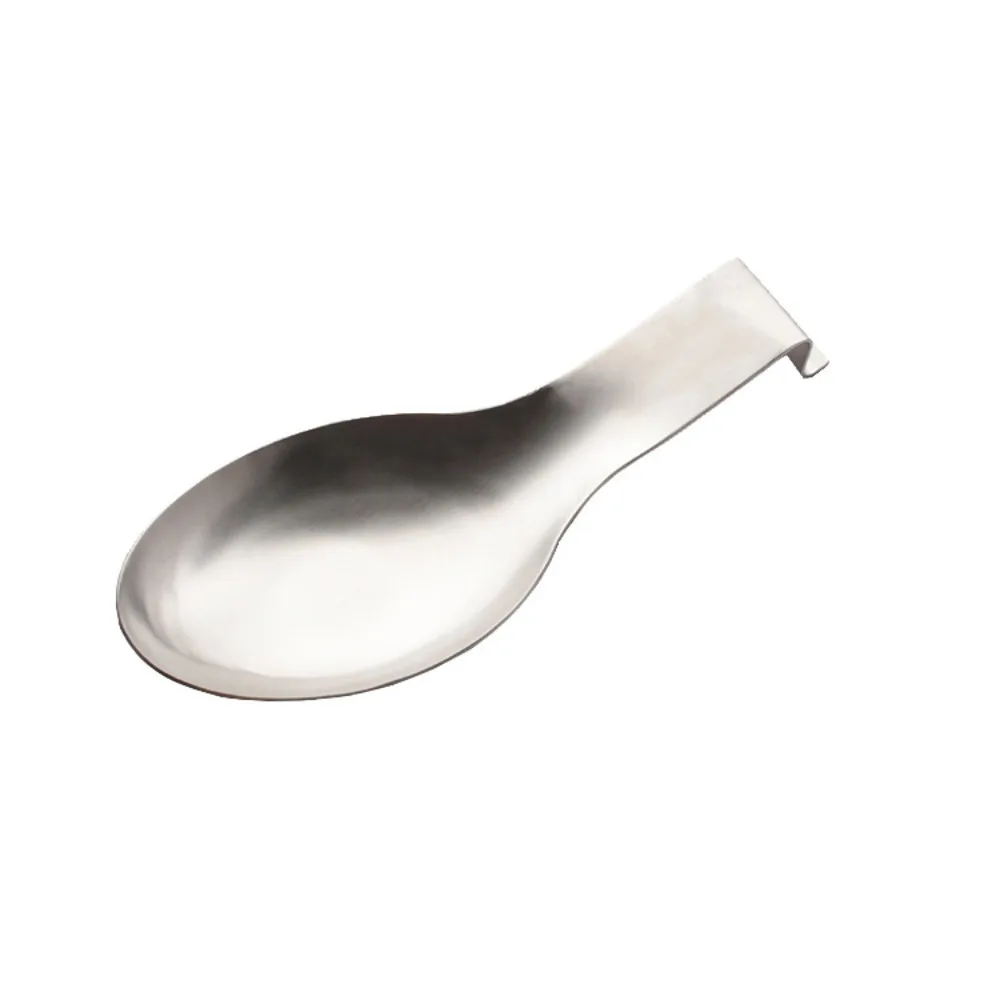 Stainless Steel Spoon Rest-Spatula Ladle Holder Tray Spoon Spoon Mat Thicker Tray Spoon Mat Spoon Rest
