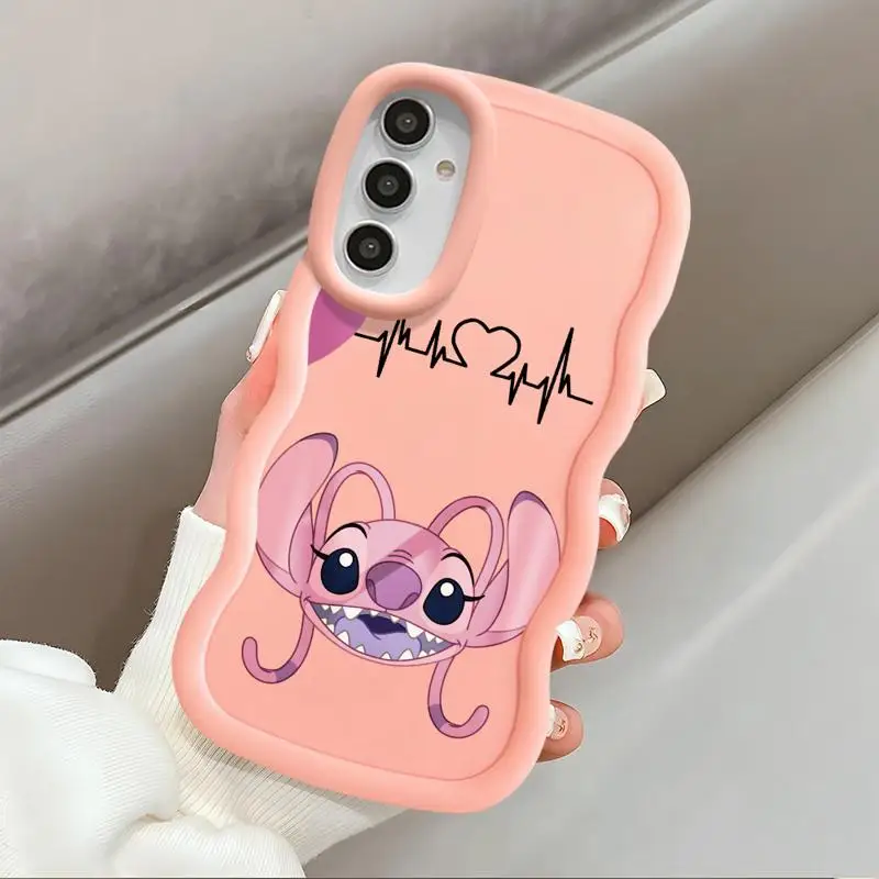 Disney Stitch Cute Cartoon phone Case for Galaxy A20 A30s A50s A02s A03 Core A04e A05 A11 A12 14 15 4G 5G A13 4G A21s A51 4G