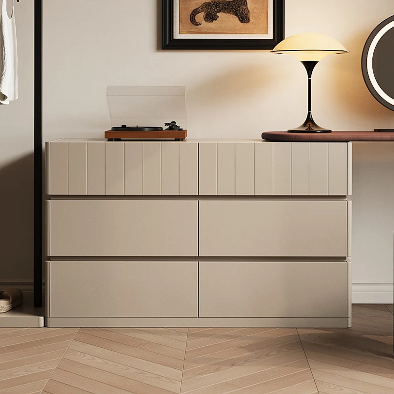 

Six chest dresser retro master bedroom bedside cabinet makeup table