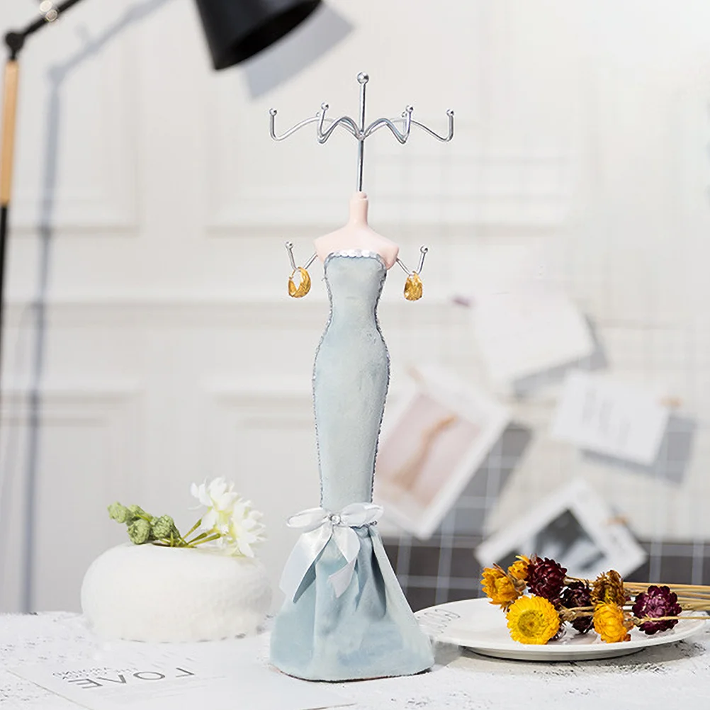 Jewelry Stand Necklace Holder Earring Display Stand Jewelry Display Rack For Craft Shows Retail Store Home Use