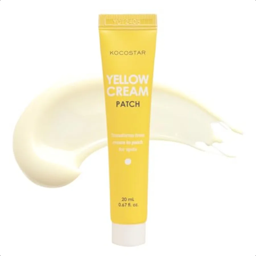 Parche de crema amarilla Cuidado proactivo de manchas con azufre y ácido salicílico BHA Crema para el cuidado de imperfecciones para parche Fórmula MakeupFriendly Hy