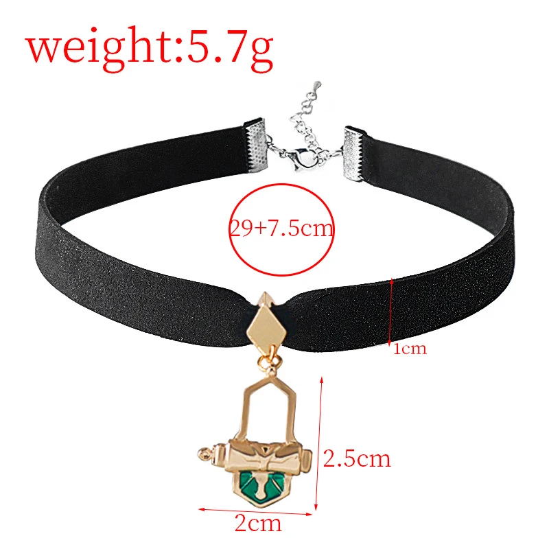 Game Genshin Impact Scaramouche Necklace Wanderer Kunikuzushi Cosplay Women Necklace Choker Balladeer Jewelry Accessories Gifts