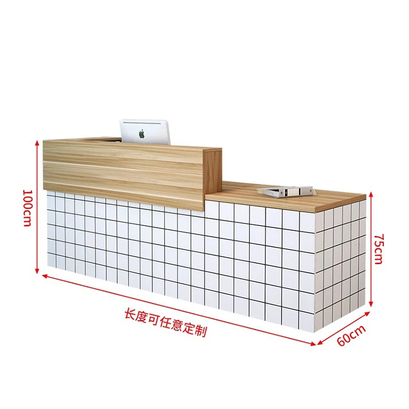 مكتب بسيط للتجميل، صالون استقبال للشعر الحديث، مكاتب استقبال الأعمال الفاخرة، أثاث مكتبي موسترادور