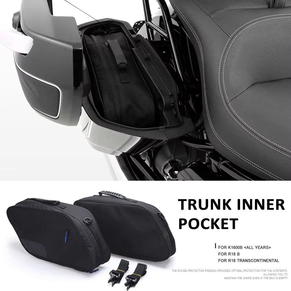 For BMW R18 B R 18 Transcontinental K1600B K 1600 B K1600 B All years Motorcycle Accessories Side Luggage Bags Saddle Lining Bag