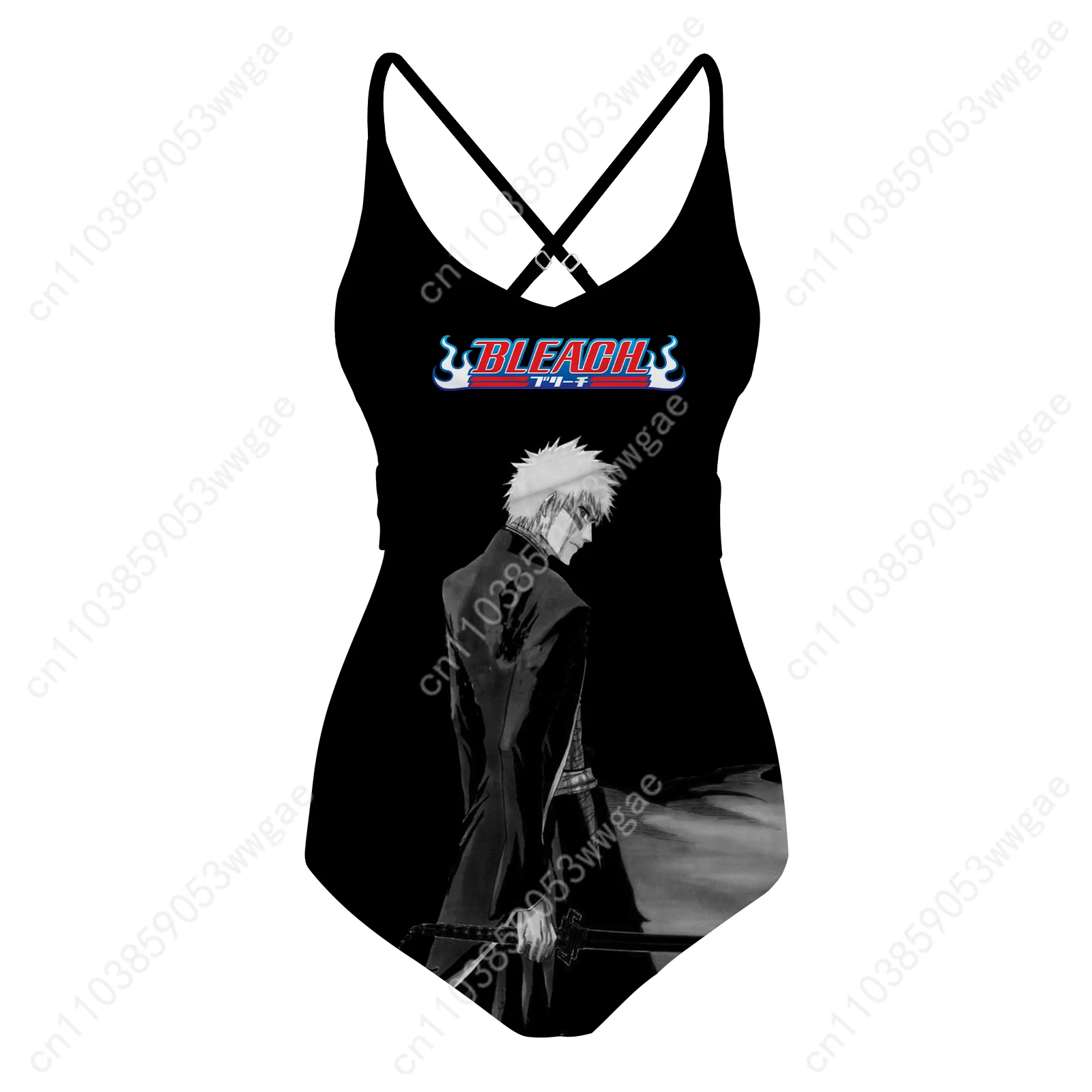 Bleach Swimsuit Womens Sling Swimsuit Personalized Sexy Swimwear Beach Bikini Summer Holiday Cartoon Customized Bathing Suits