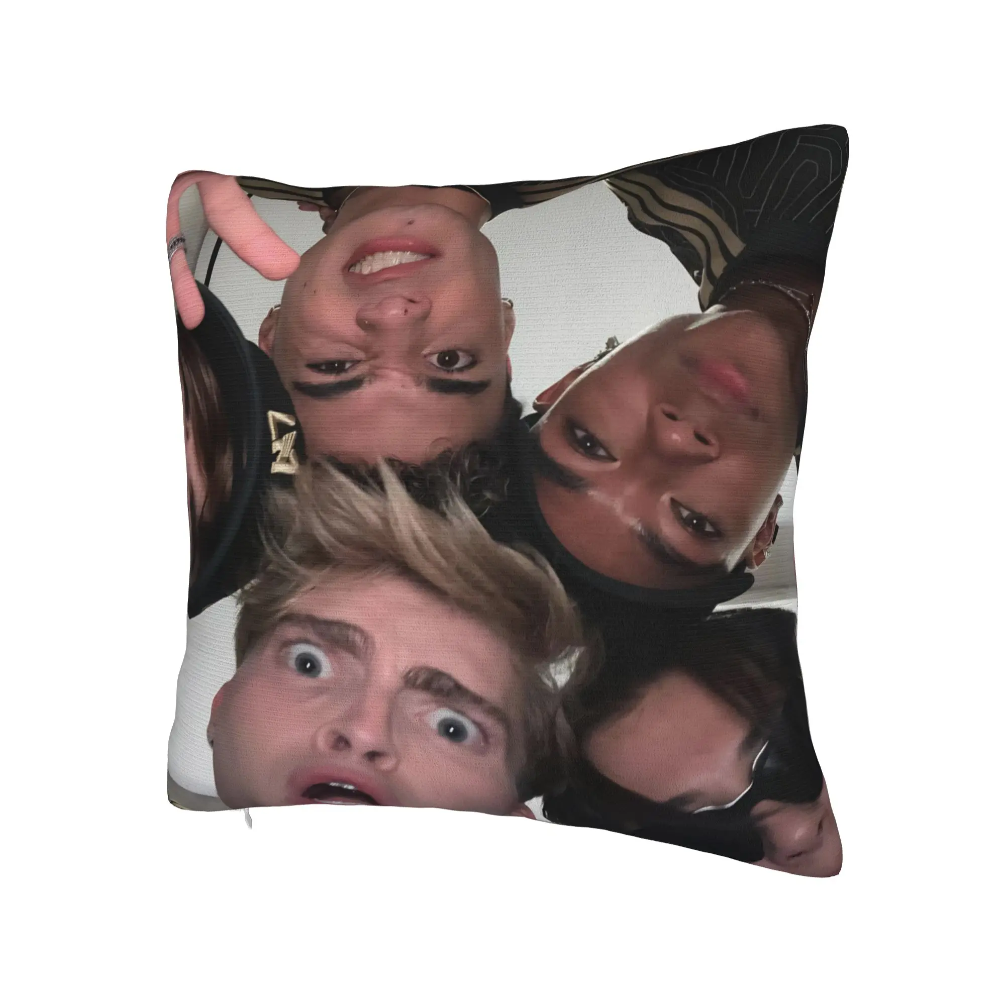 Decorative Pillowcase Band S-Santos B-Bravos  Merchandise Home  Throw Pillow Case Cover Square Style Multi Size