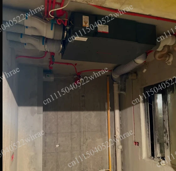 High End 350 CFM Smart Bidirectional Flow Fresh Air System, Heat Recovery Ventilator with Independent Supply Exhaust for Home