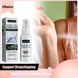 Espray de Perfume de té blanco, fragancia de larga duración, aceite fresco y refrescante para aromaterapia corporal, desodorante, Perfume de feromonas portátil