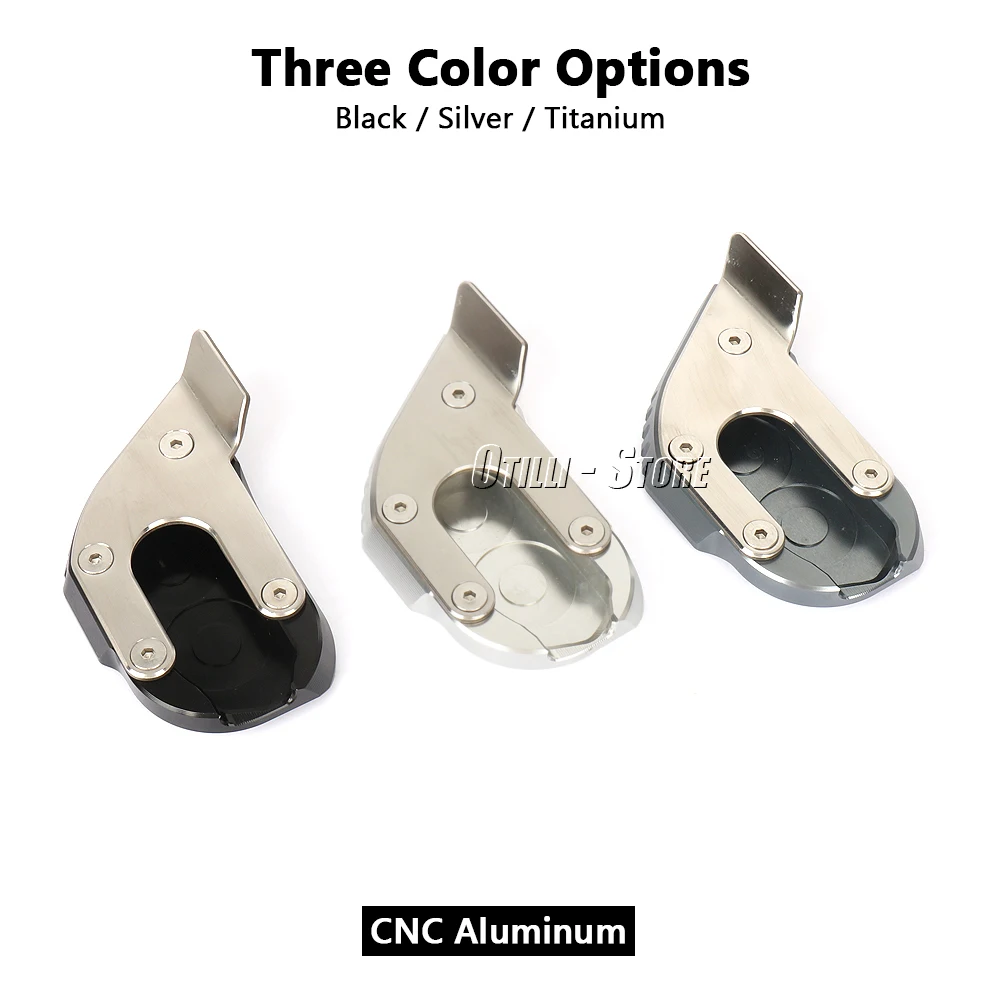 Motorcycle Side Stand Base Extension Kickstand Foot Support Accessories For BMW R1300GS ADV R 1300 GS 1300GS Adventure