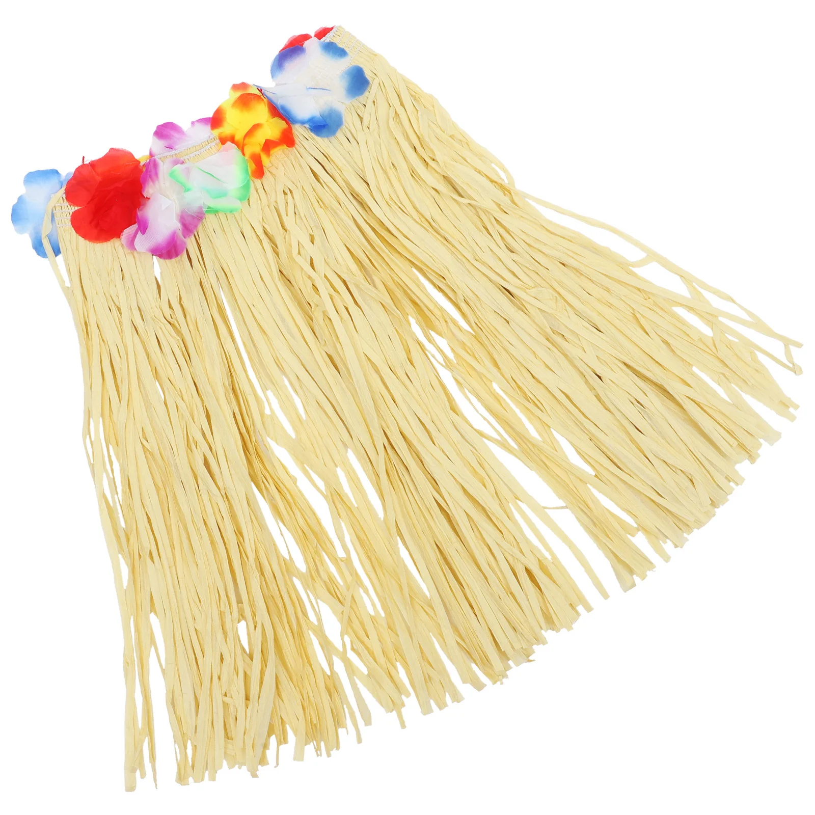 Hula saia premium material de ráfia cintura elástica festa havaiana traje decoração festival desempenho vestido hula saia