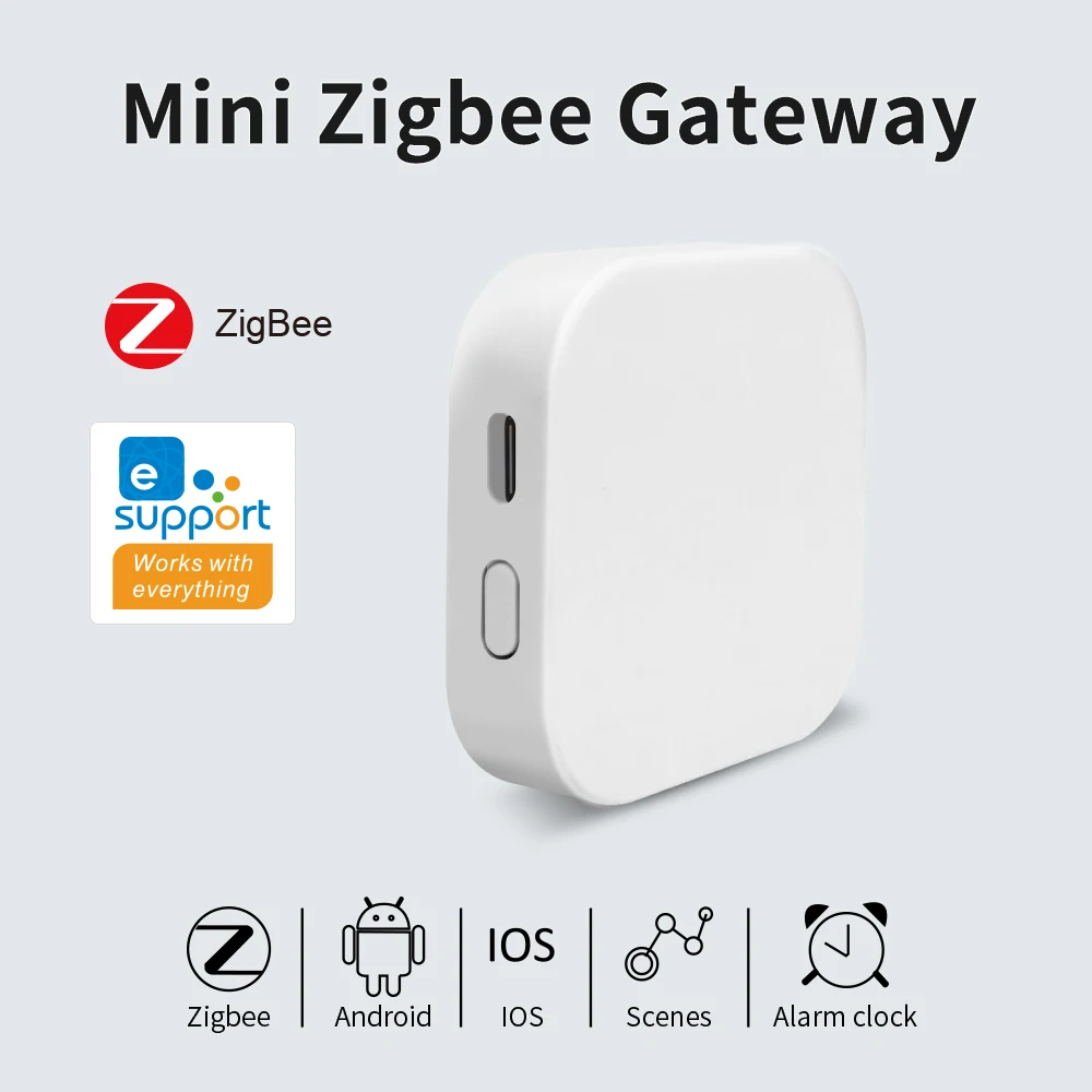 

eWelink Zigbee Gateway Hub Mini Smart Bridge Бытовая техника Пульт дистанционного управления Устройство автоматизации работает Alexa Google Assistant