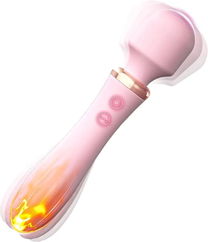 Massage dildo vibrator G-spot clitoral stimulator with heating function10strong vibration dual motor personal massagers interest