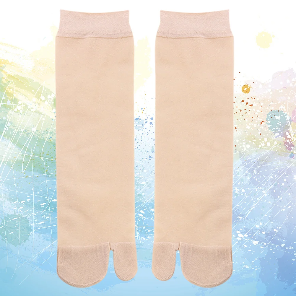 1 زوج سبليت تو الجوارب قصيرة خمسة أصابع امتصاص العرق إزالة الروائح الكريهة الجلد ودية للجنسين رقيقة جورب للرجال النساء الصيف الوجه