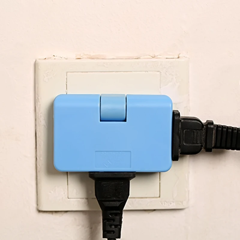 Universal 180 Degree Rotatable 1 Turn 3 Power Adapter Conversion Plug Travel Essentials Converter 125V Power Converter