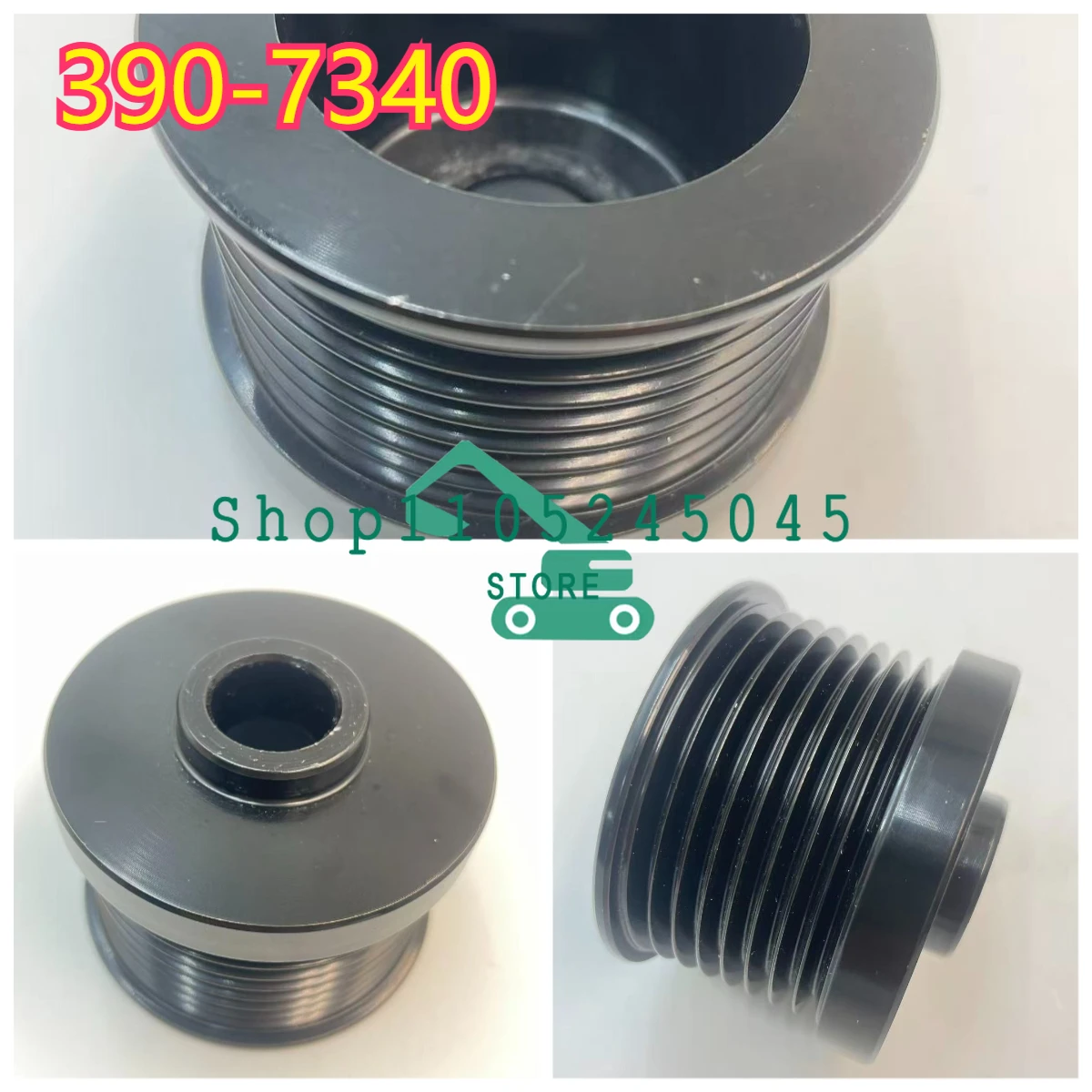 

Новый шкив генератора с канавками 390-7340 (3907340) для двигателей C4.4, C6.6, экскаваторов-погрузчиков 416E, 420E, 422E, 444F, 444E, 450E, 434E