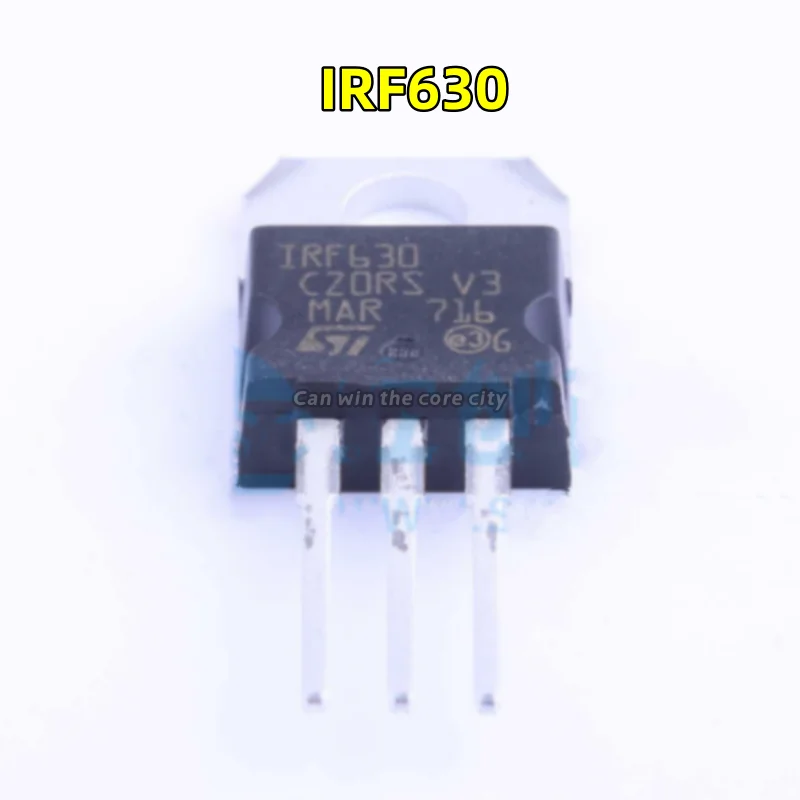 1-100 PCS/LOT Original and genuine product IRF630 package: TO-220 N channel Field effect tube (MOSFET)