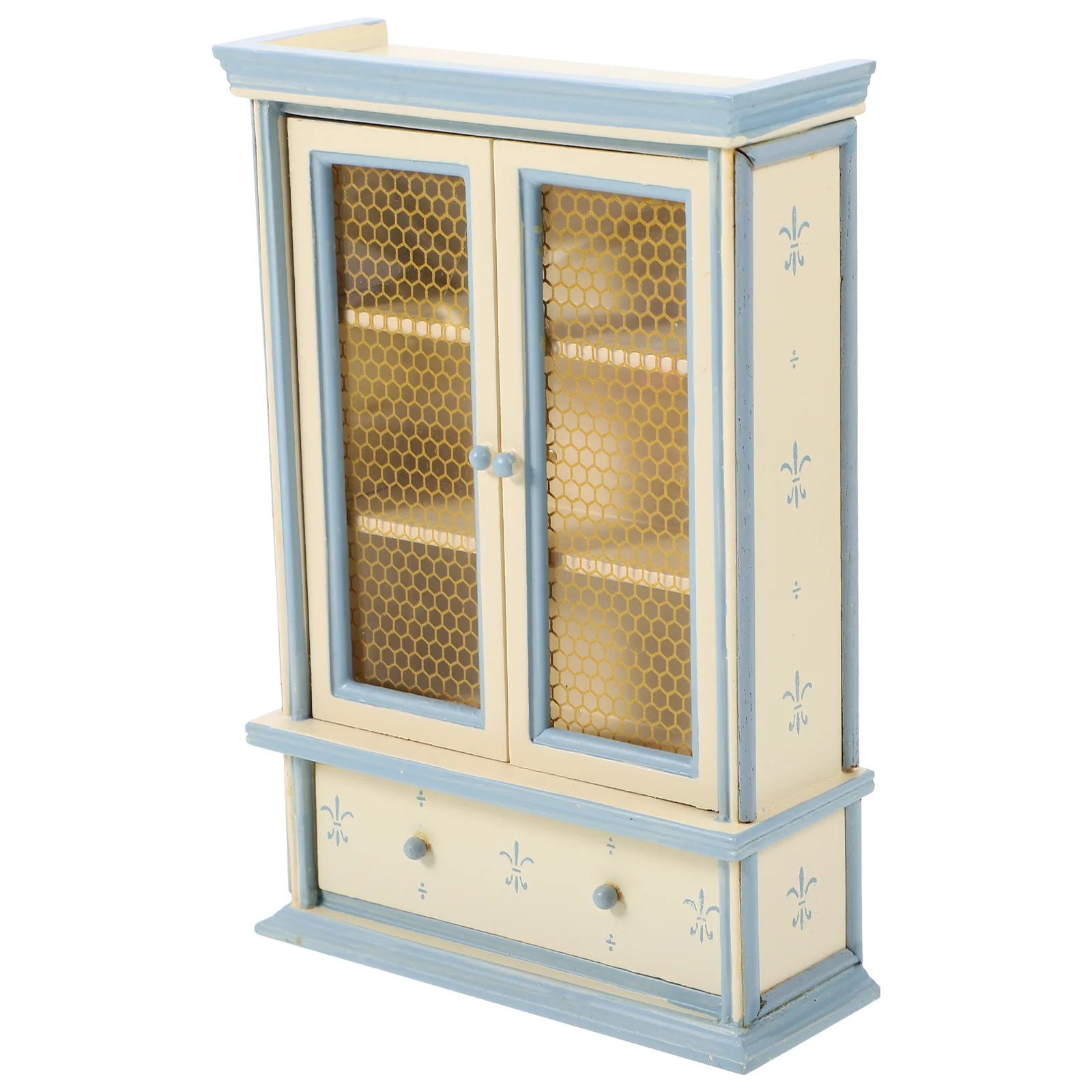 House Furniture Model Dollhouse Couch Miniature Display Case Cabin Toy Bookcase Desktop Ornament Bookshelf Decorate