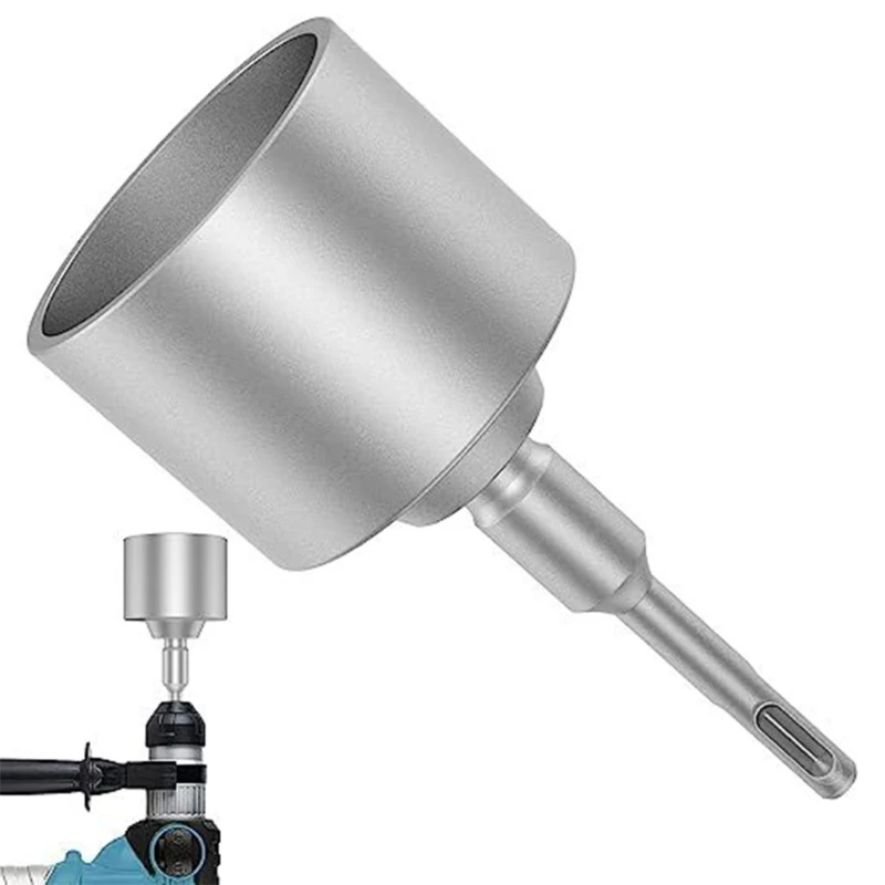 A2UD Ground Rod Driver Heavy Duty Steel Ground Rod Drill Bits Socket 19/21/30/45/65mm