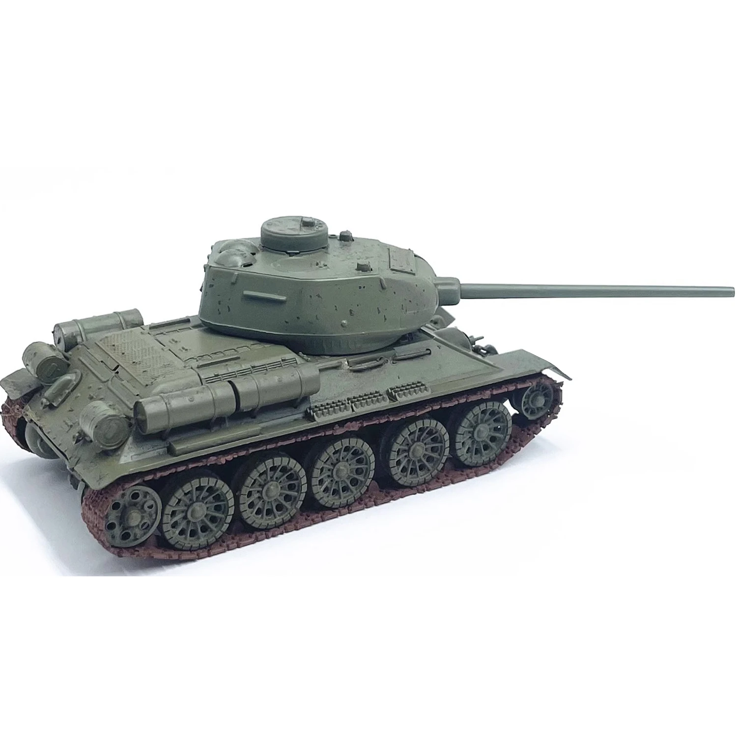 1: 72 T34-85 Medium tank model glue free color separation finished simulation display is not a toy collection