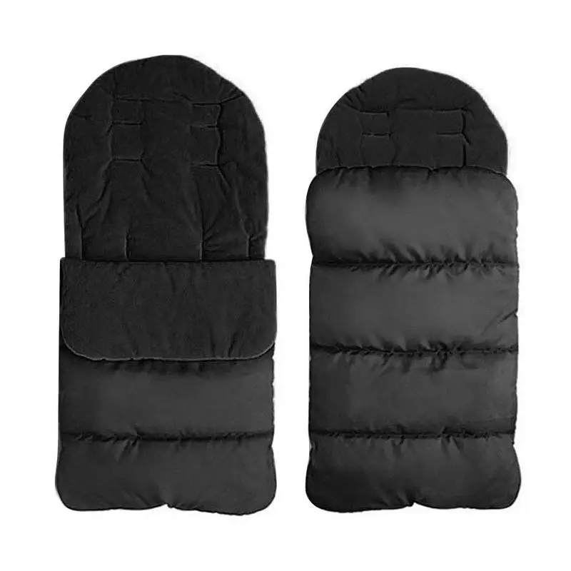 Couvre-pieds chaud pour poussette de bébé, coussin universel avec couverture en coton épaissi pour enfants, automne et hiver