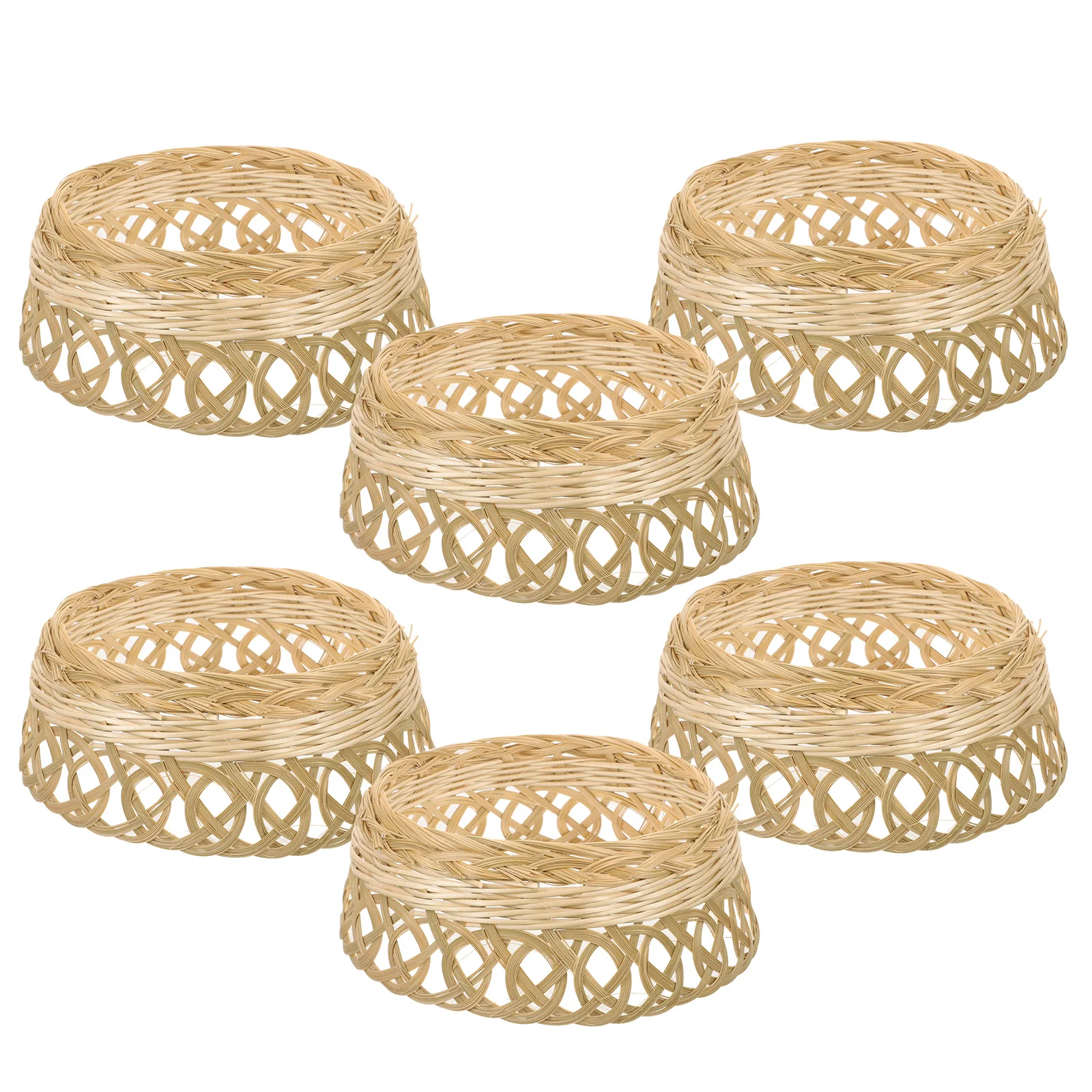 

Bamboo Straw Hat Loop Hoop Conical Diy Support Farmer Ring Making Accessory Rice Hats
