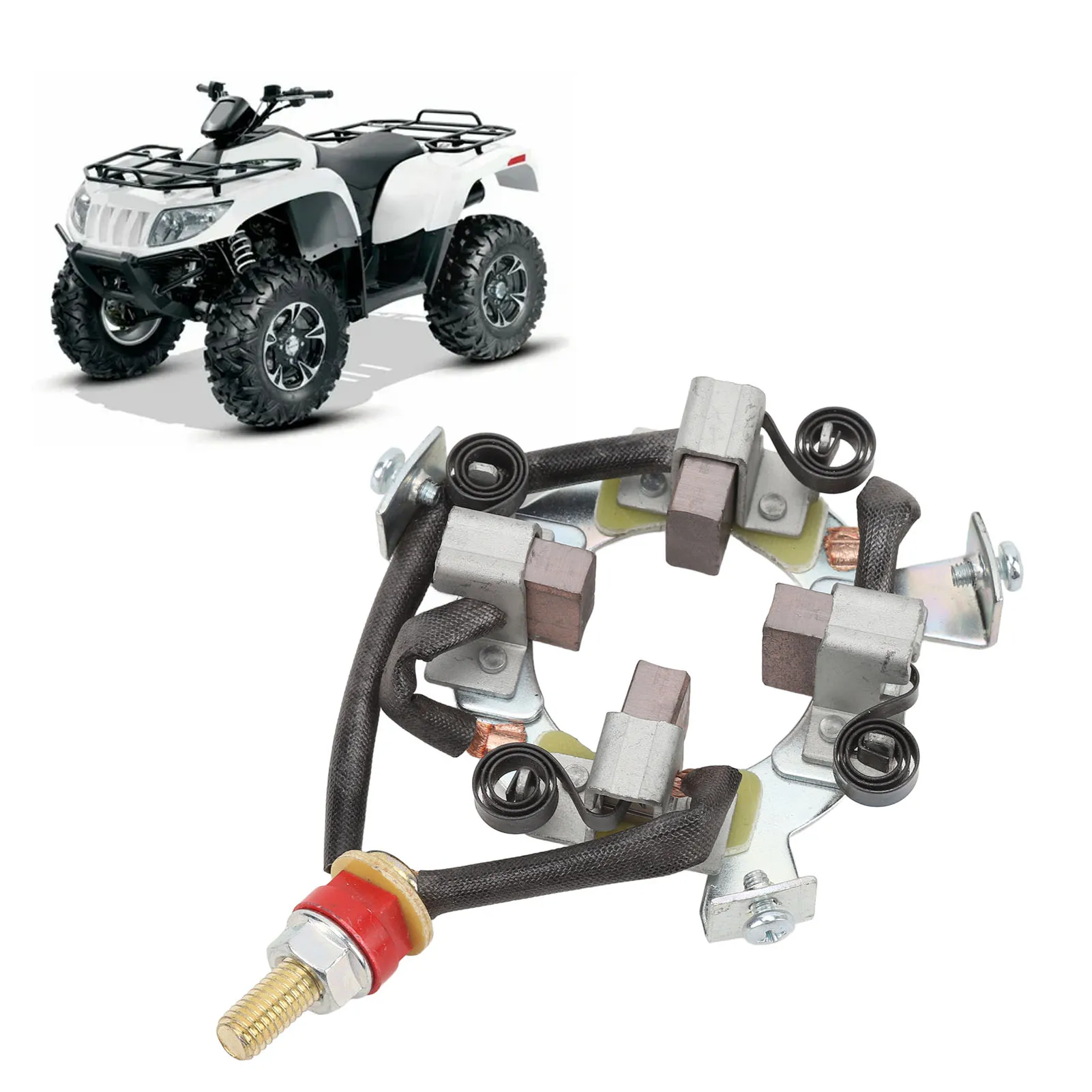 

Winch Motor Carbon Brush Kit Starter Carbon Brush Holder Kit Construction Enhance Acceleration for 8000‑20000lb 4X4 ATV