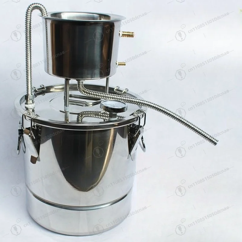 304 Stainless Steel Home Brewing Kit Alcohol Distiller Moonshine Still for Baijiu Grain Liquor Hydrosol Distilled Water