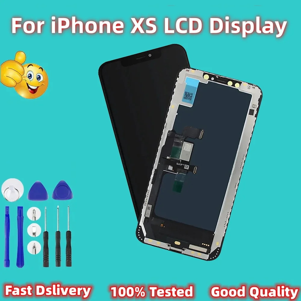 

ЖК-дисплей для iPhone X XR XS MAX OLED 11 Pro, дисплей с 3D сенсорным экраном для замены, без битых пикселей, качество AAA +++