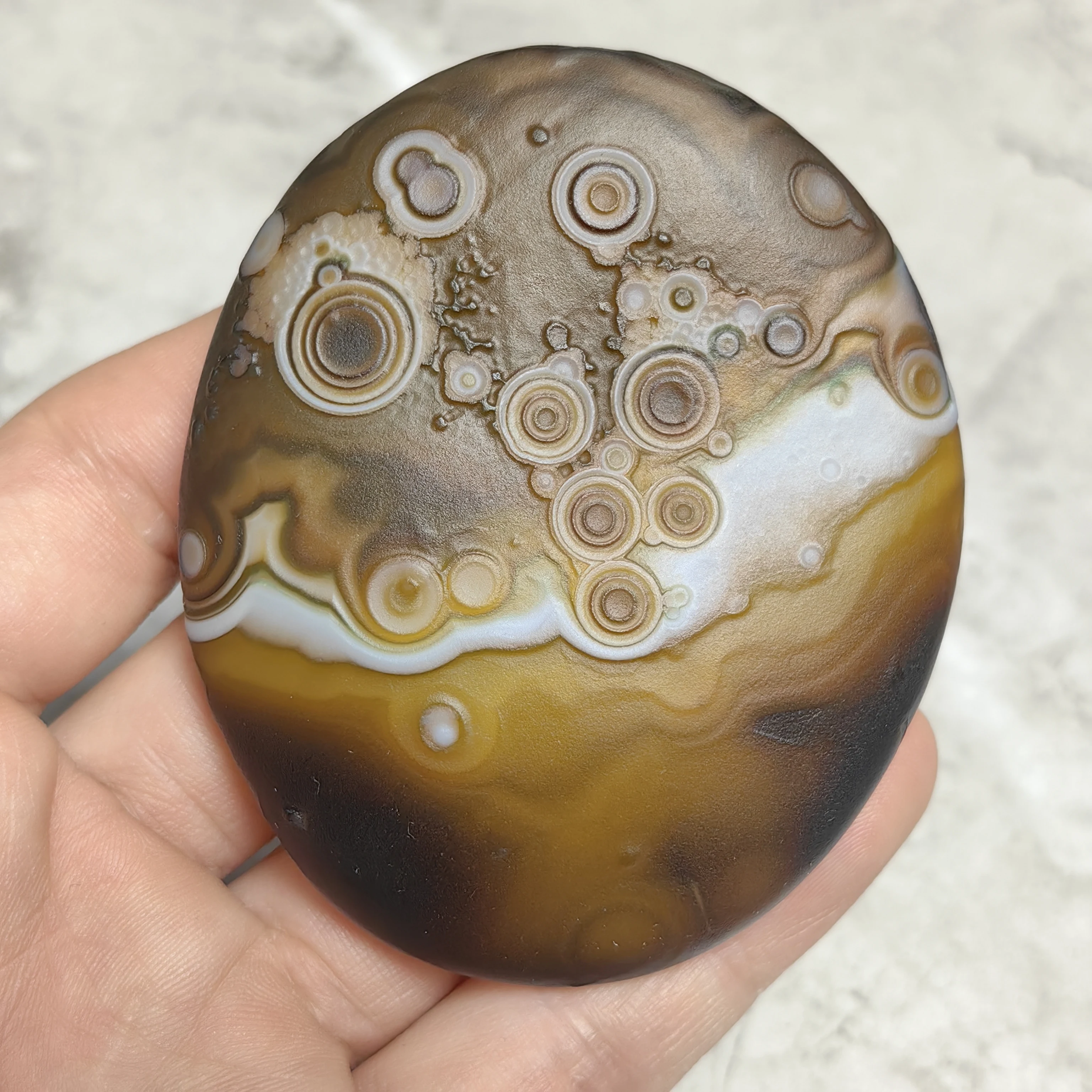 Pure Natural Divine Eye Agate Unprocessed Sardonyx for DIY Jewelry, Reiki Healing, Home Decor, Stress Relief & Ward Off Evil