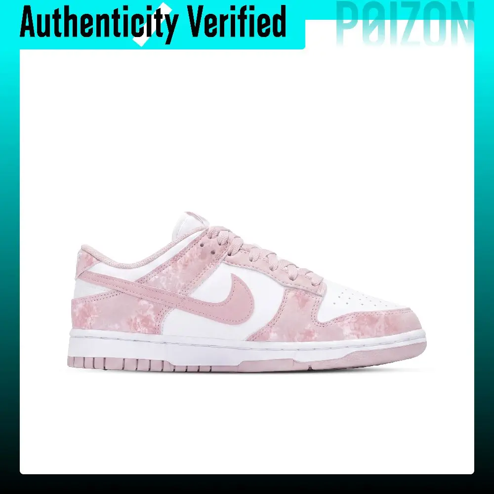 Nike Dunk Spring Blossom Rain, Monster Lab Low top Skateboard Shoes Women's White Pink IM6572-103(Team445-)
